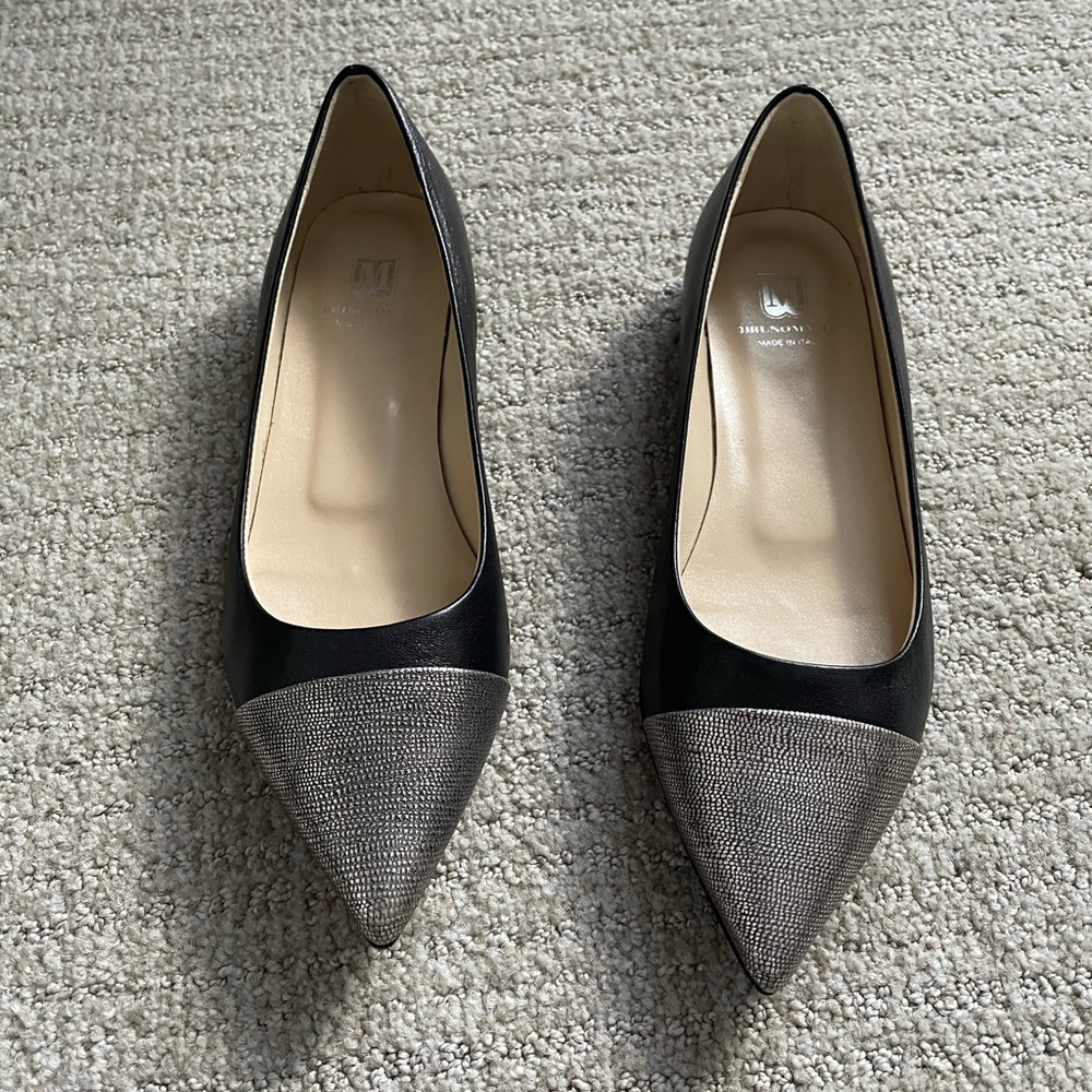 Bruno Magli Leather Ballet Flats.  NEVER WORN!!